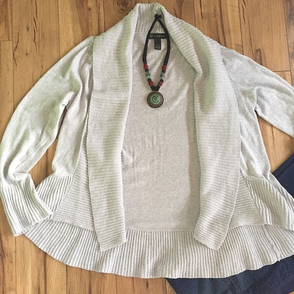 INC International Concepts Sweaters - 🎆 INC International Concepts Open Cardigan, SZ L